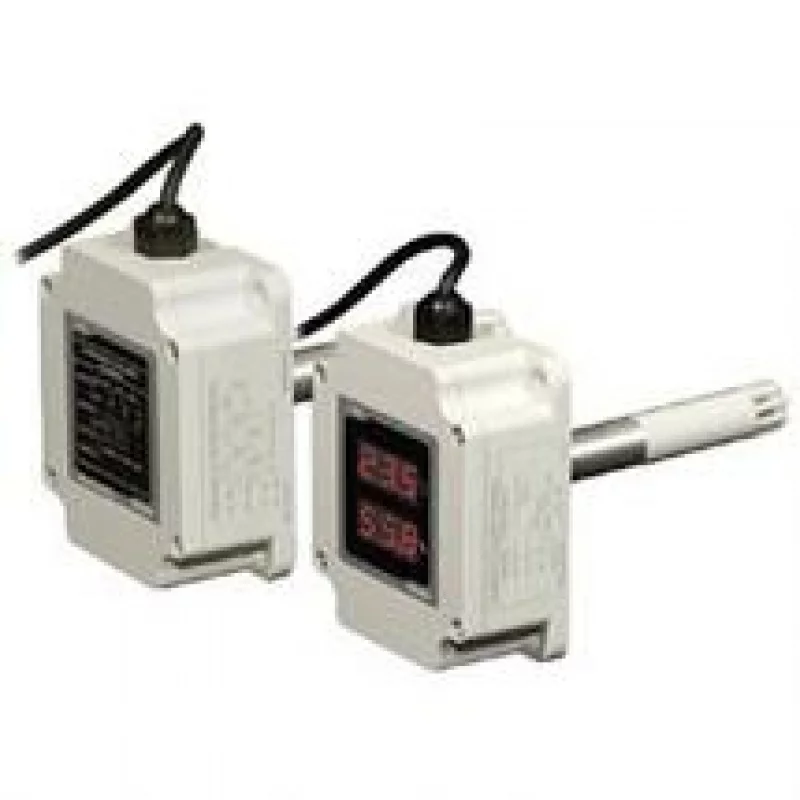 THD-DD1-T Измеритель температуры и влажности горизонтального типа, сенсор 100 мм, c дисплеем, выход RS485 MODB